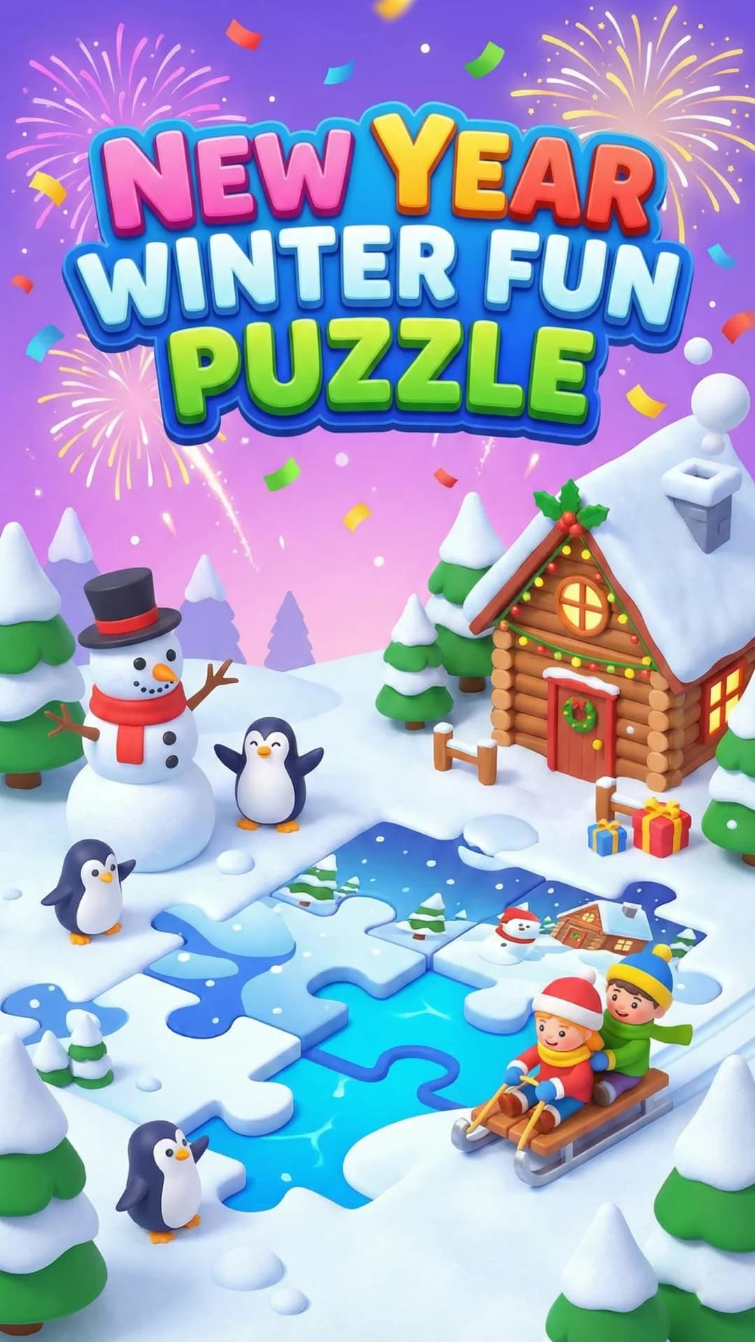 New Year Winter Fun Puzzle