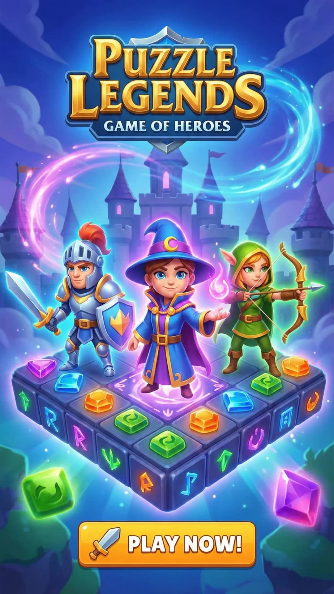 Puzzle Legends: Game of Heroes