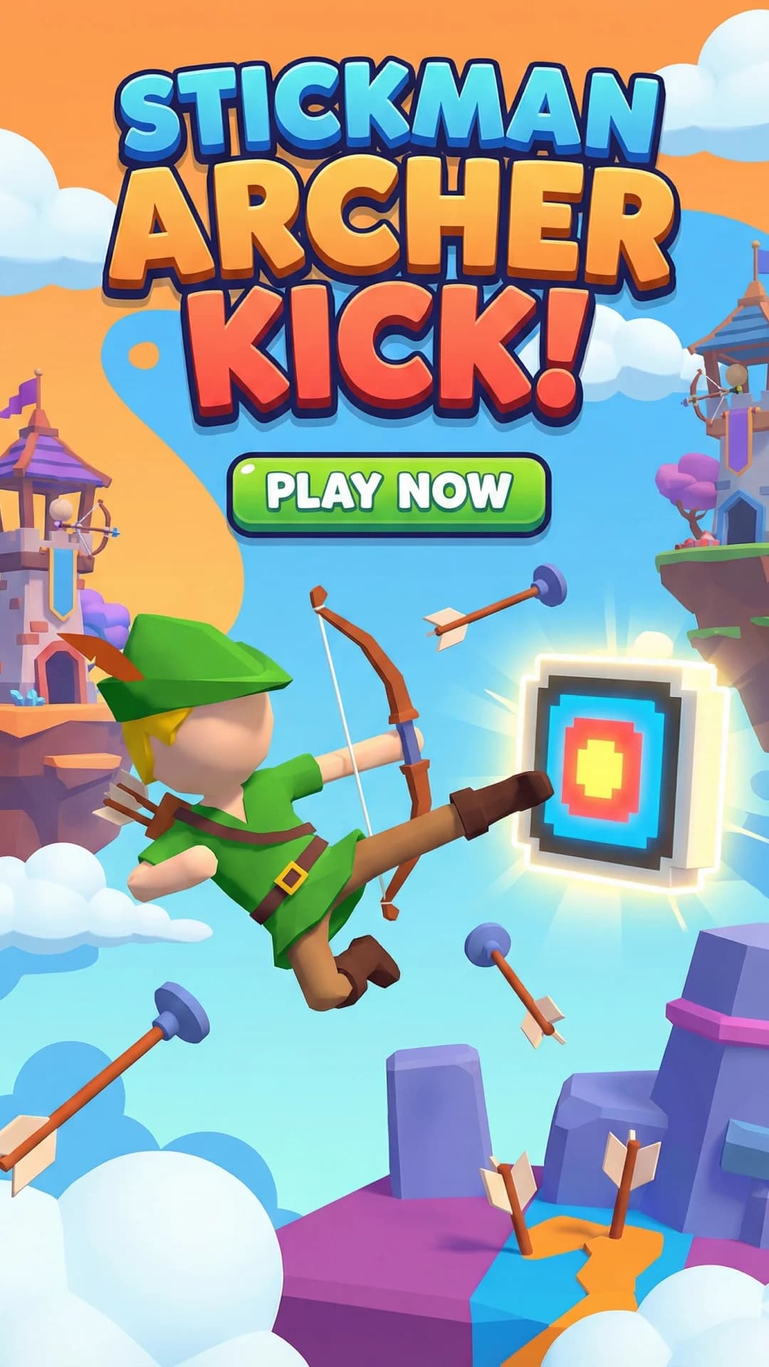 Stickman Archer Kick