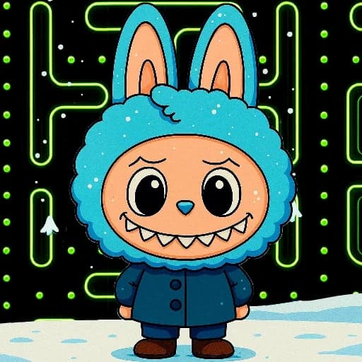 Winter Labubu Pacman Adventure