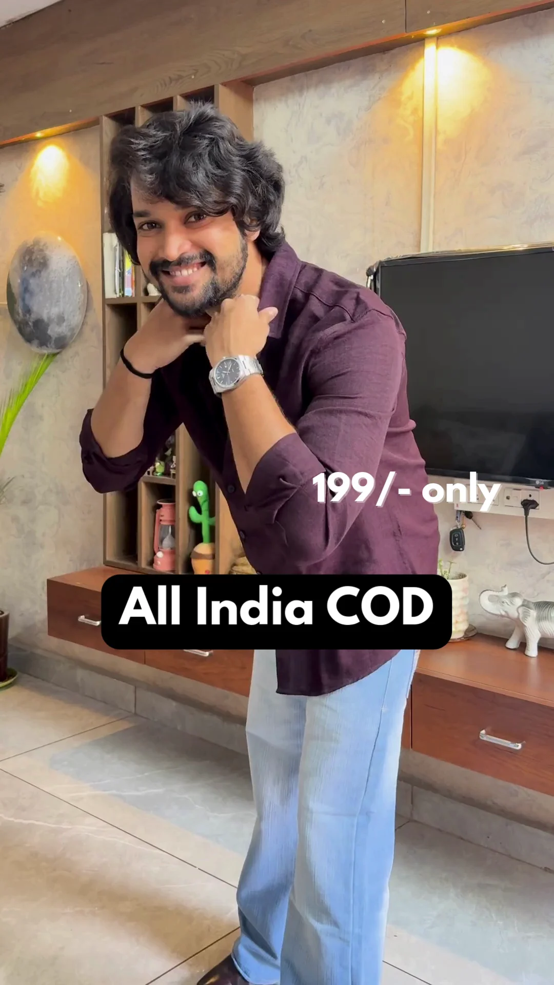 Maroon Casual Shirt – Refined Everyday Wear