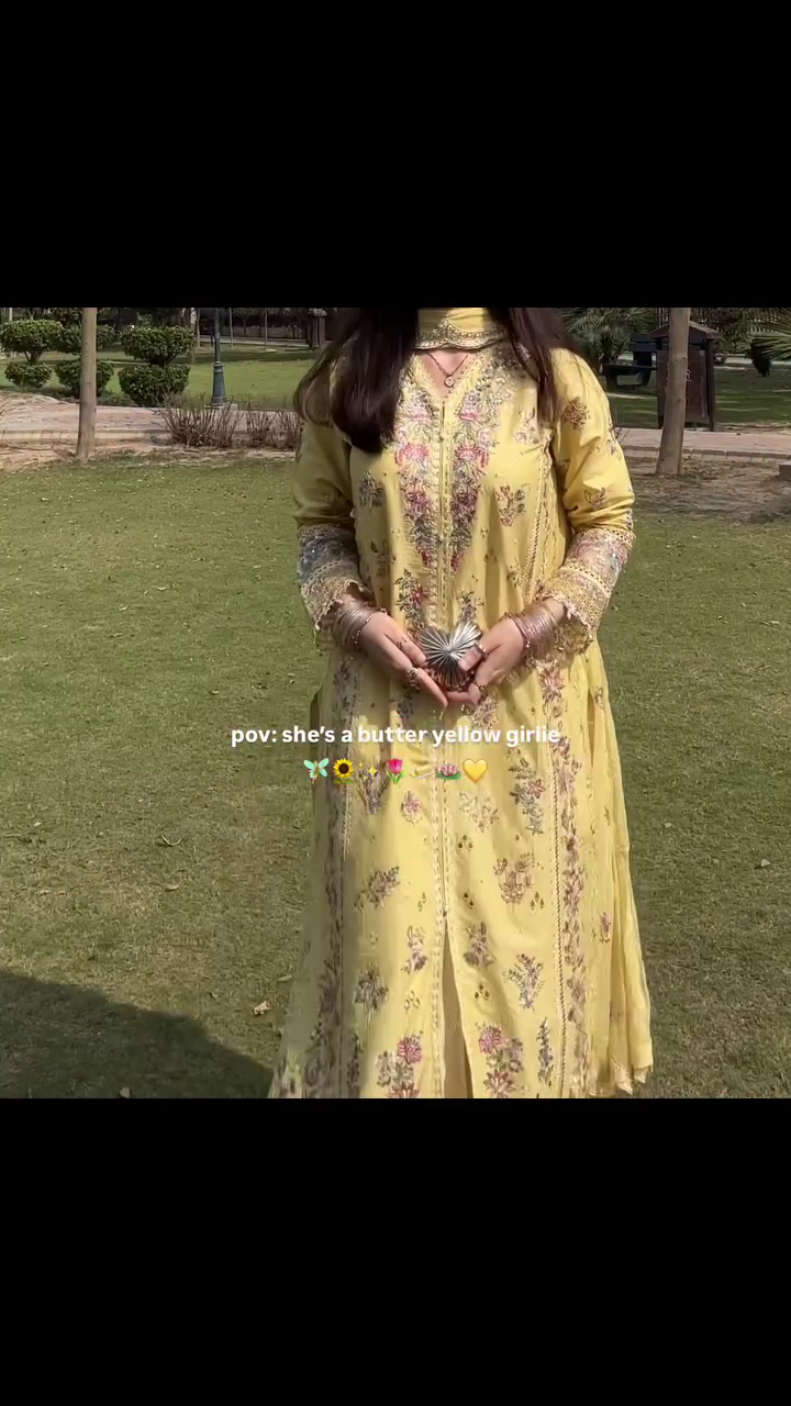 Elegant Butter Yellow Embroidered Kurta Set